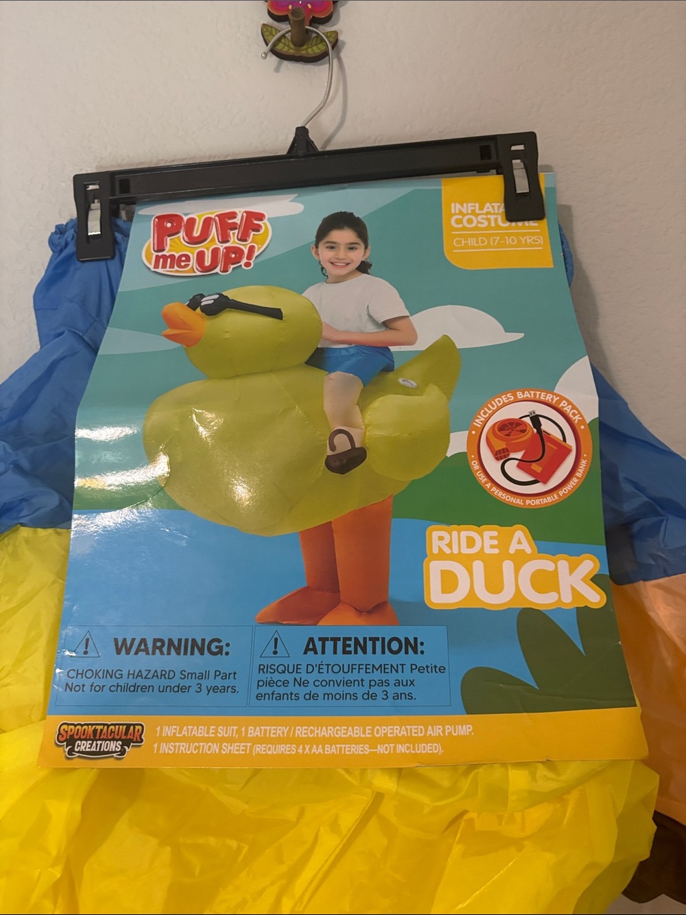 Spooktacular Creations Ride A Duck Inflatable Costume